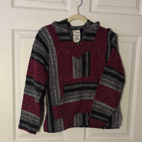 meximart Sweaters - Women's Cowl Neck Sweatshirt with hood Pink, Black, and Gray